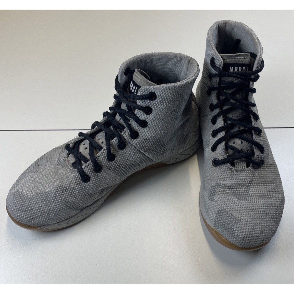 NOBULL Outwork High-Top‎ Trainers Artic Camo Grey US Women 9 Men 7.5